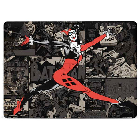 DC Comics Harley Quinn Vintage Action pose pattern Surface Laptop 2 Skin